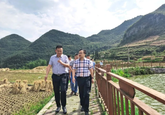 畢節(jié)工業(yè)職業(yè)技術(shù)學(xué)院黨委書記李涌、院長(zhǎng)邱國(guó)援率隊(duì)到鄉(xiāng)村振興駐村聯(lián)系工作點(diǎn)調(diào)研